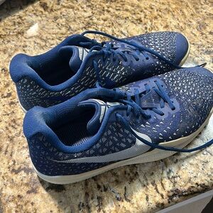 Navy blue, Kobe basketball shoes, size 10.5.